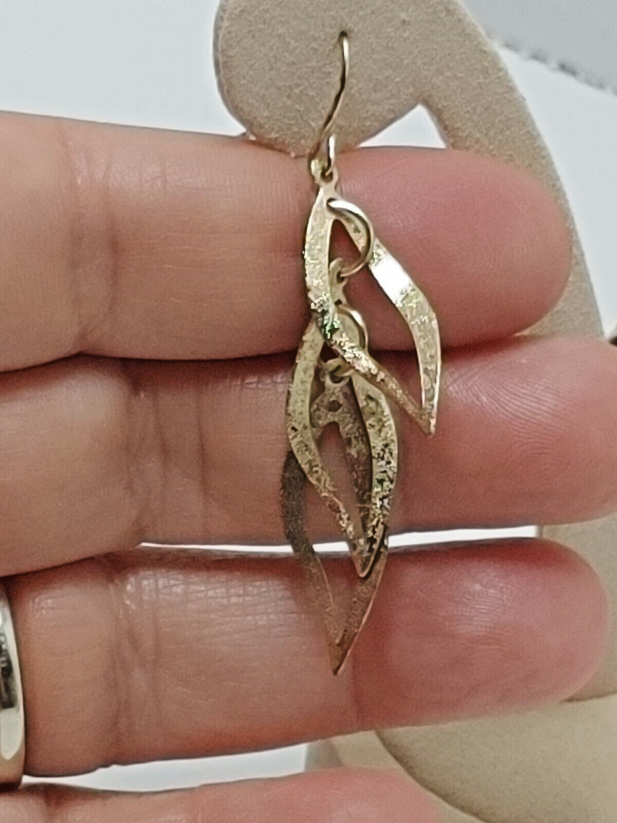 Gold Multi Layered Drop Dangle Earrings for Women - Statement Jewelry Boho Chic
