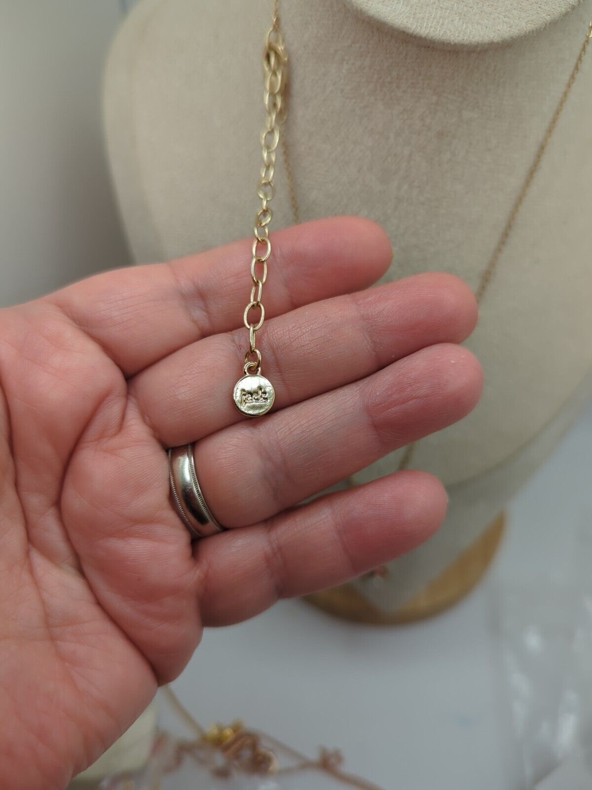 Bella Jack Rainbow Crystal Embellished Alphabet S Letter Necklace Adjustable