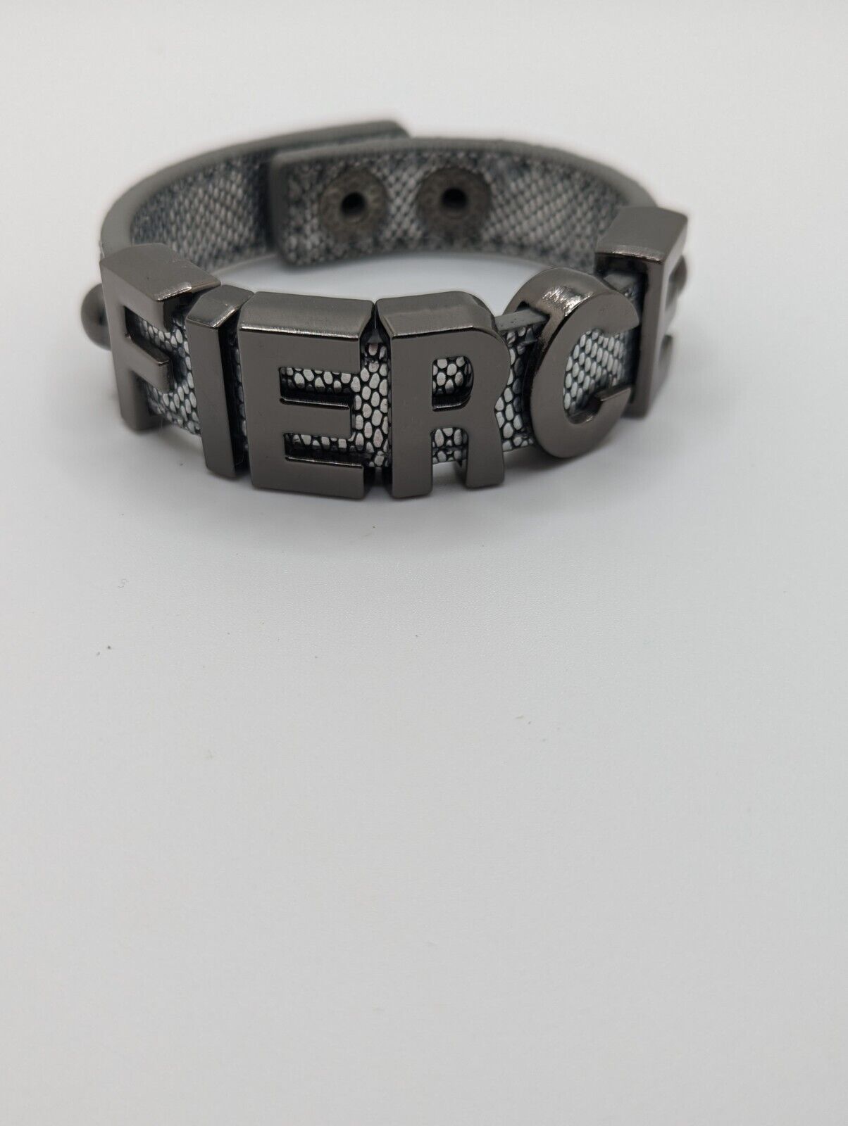 BCBGeneration FIERCE Faux Leather Cuff Bracelet