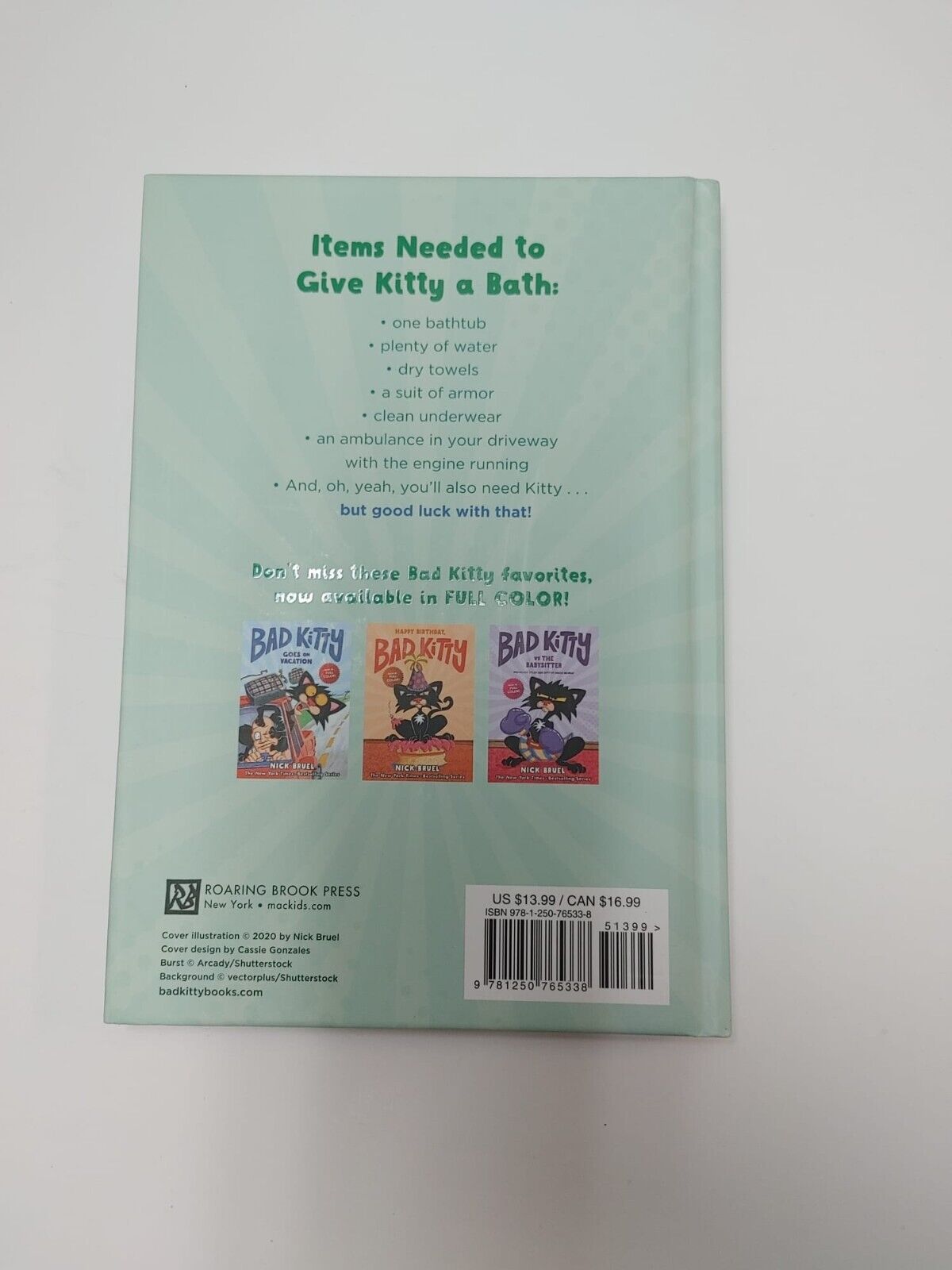 Bad Kitty Gets a Bath (Full-Color Edition) by Nick Bruel: Used