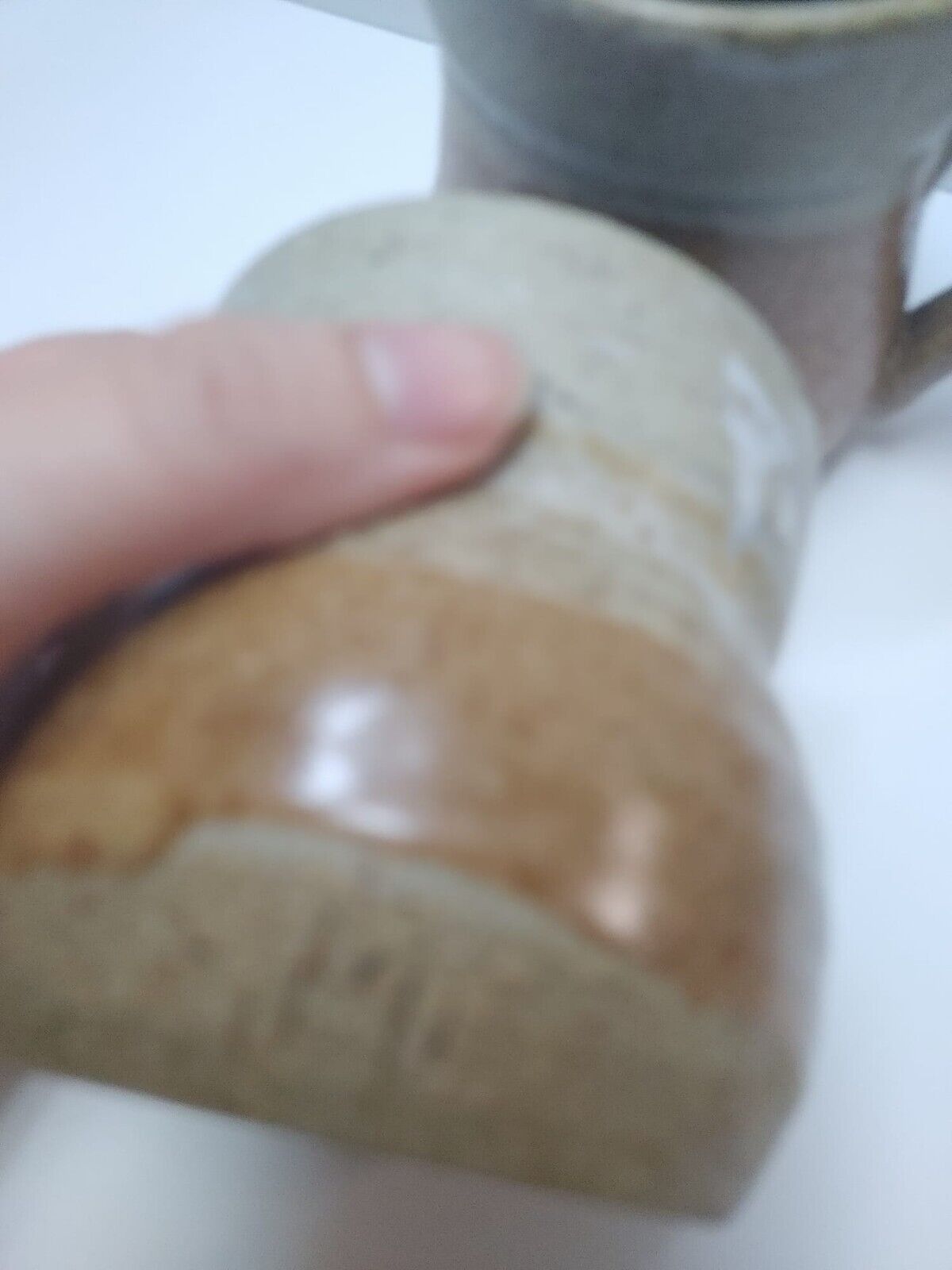 Vintage Jug and Cup Studio Pottery Stoneware Rustic Textured Earthy 1980-90s