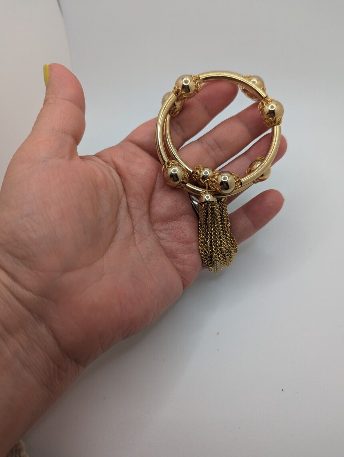 Marc by Marc Jacobs Tassel Wrap Bracelet Gold-Plated Brass