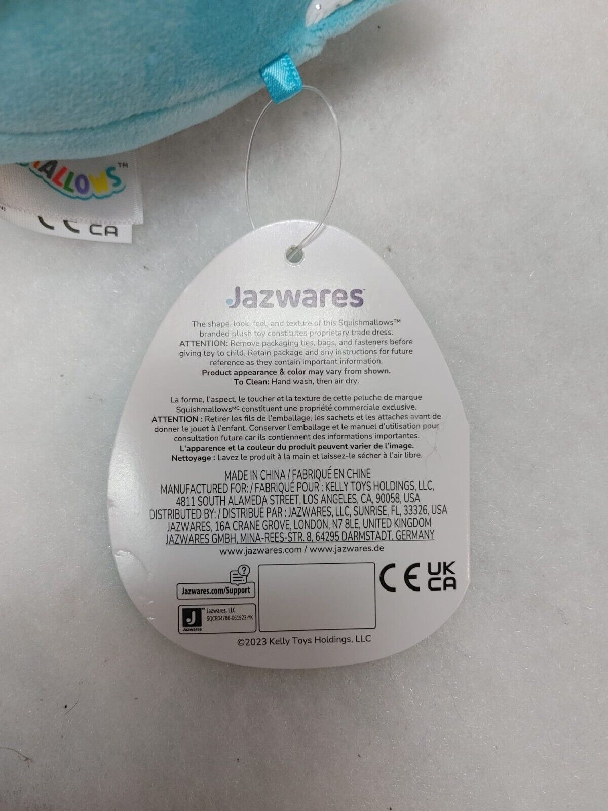 Squishmallows Dabney the Fox Ornament Plush Toy 4" New Rare Plush Toy