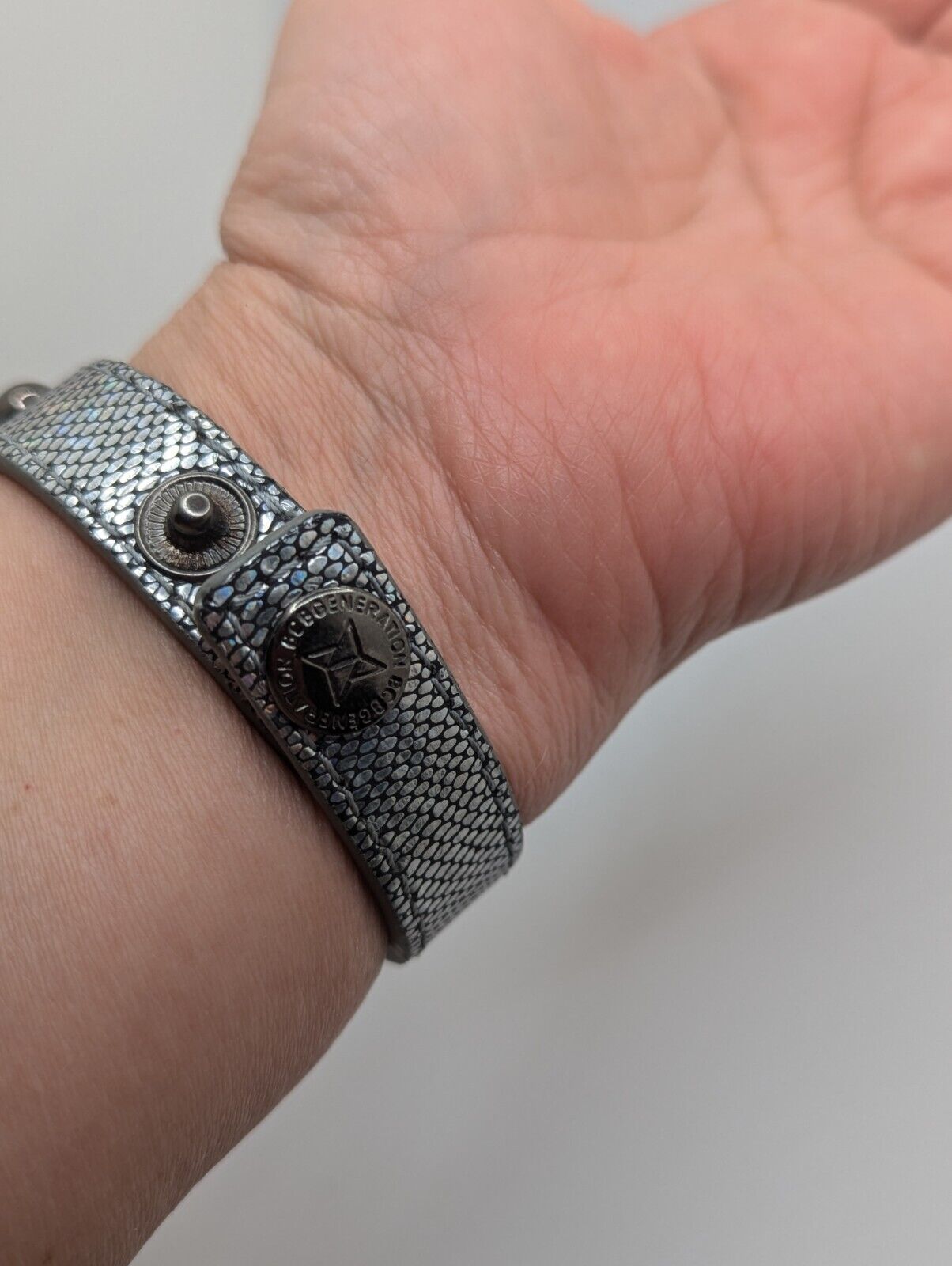 BCBGeneration FIERCE Faux Leather Cuff Bracelet