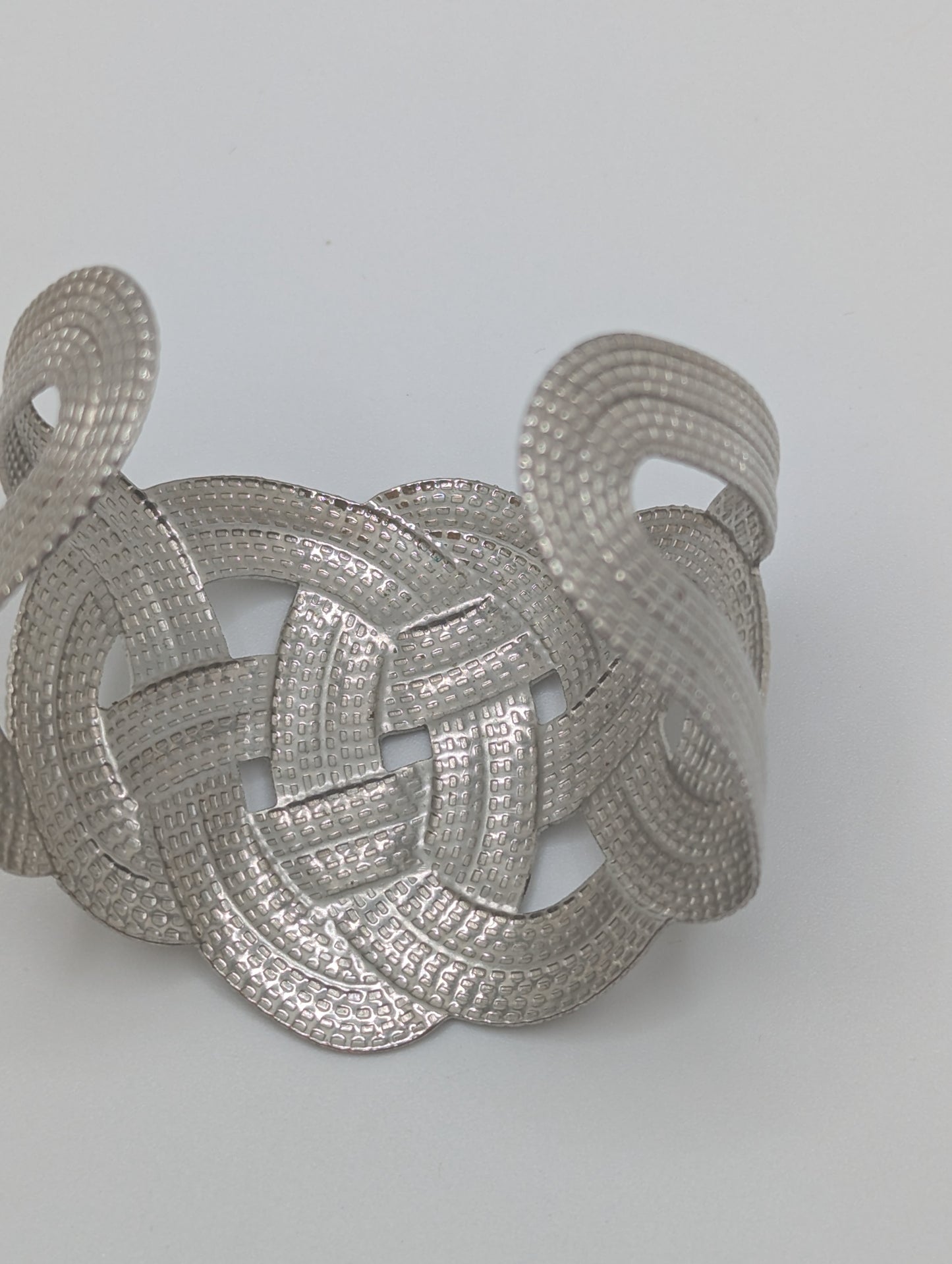 Silver Tone Cuff Bracelet