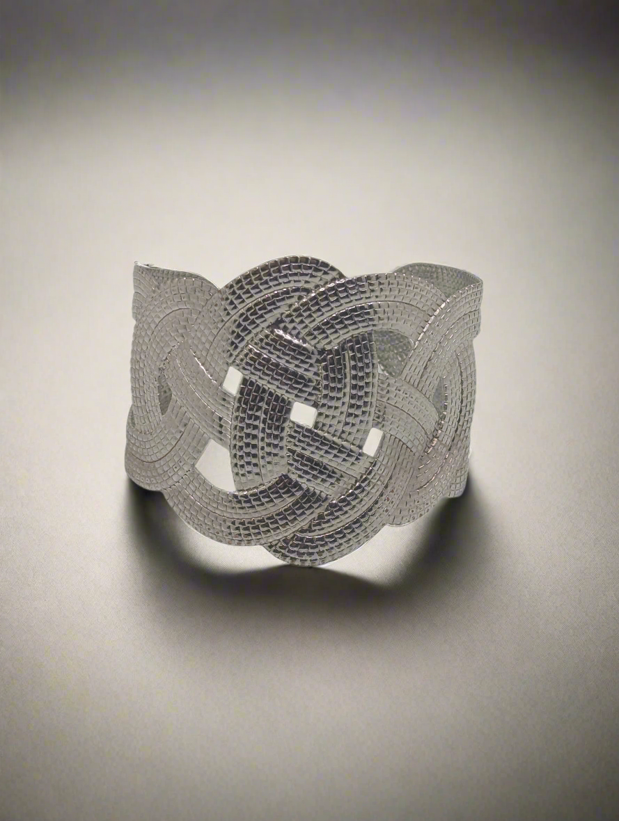 Silver Tone Cuff Bracelet
