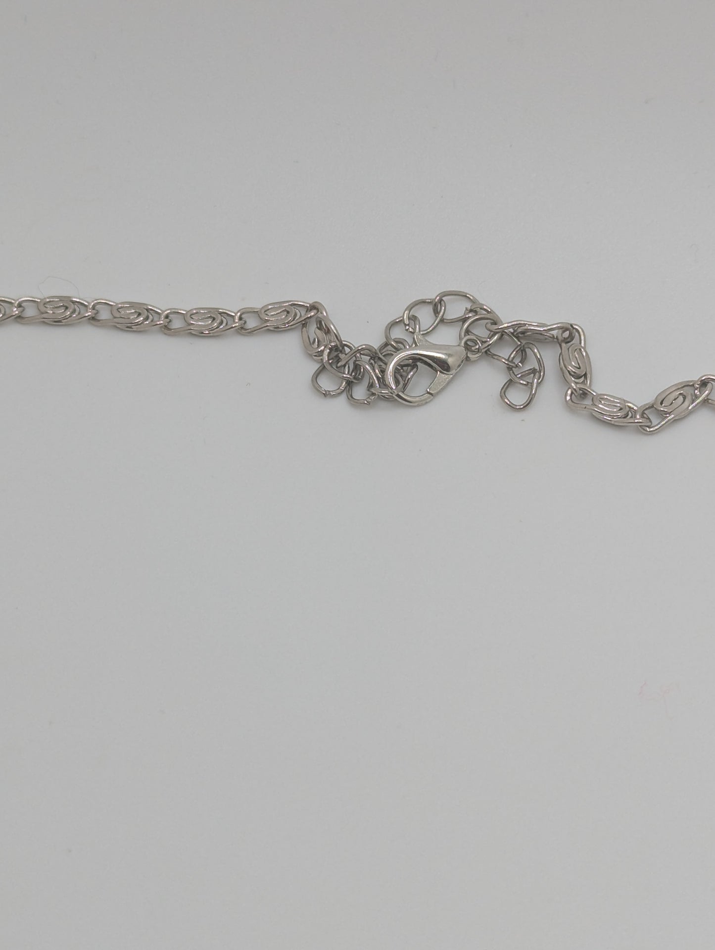 Silvertone Eagle Pendant Necklace Unisex 21β Chain
