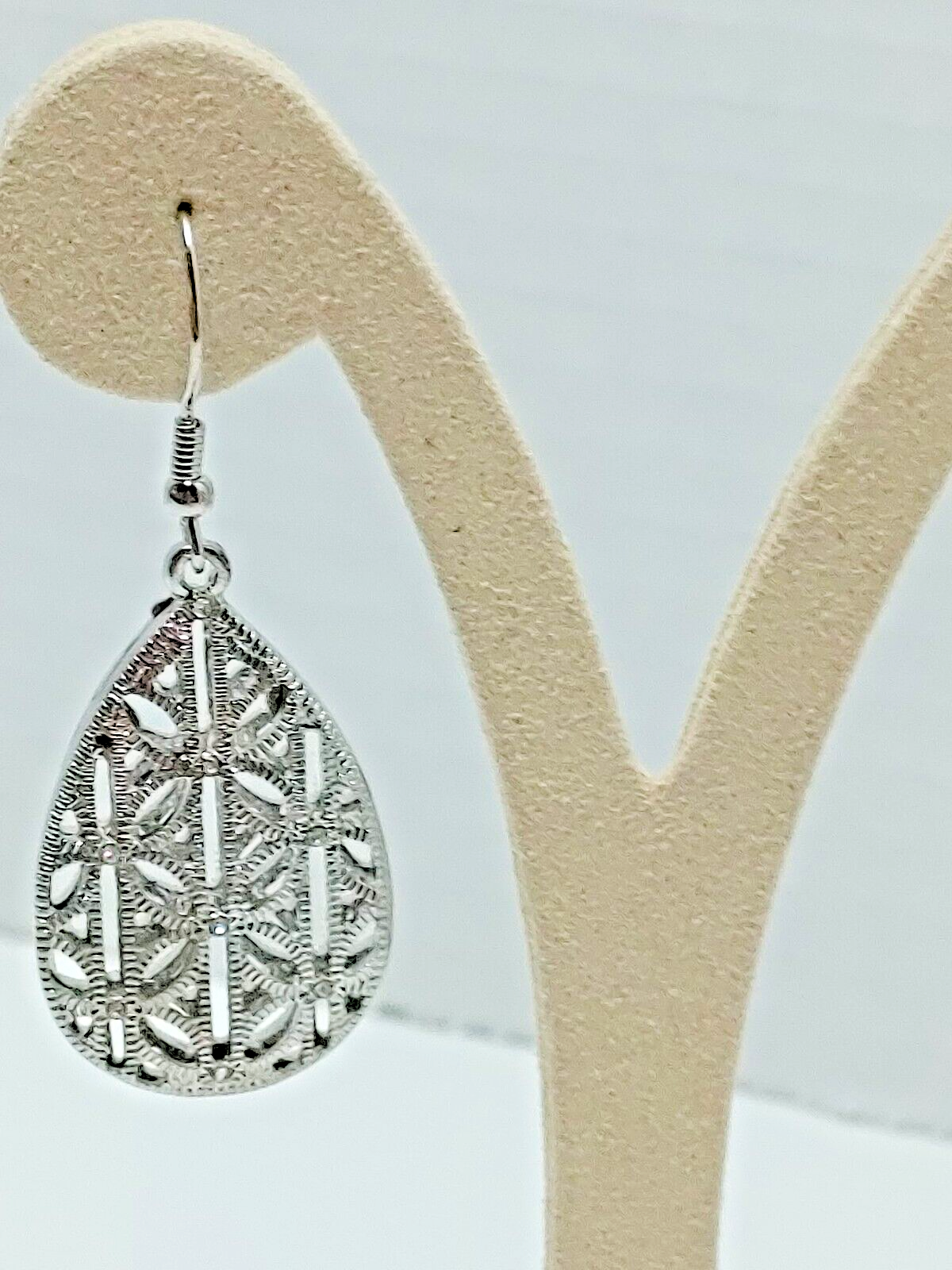 Sterling Silver Rhinestone Earrings Teardrop Dangle Bohemian women Jewelry