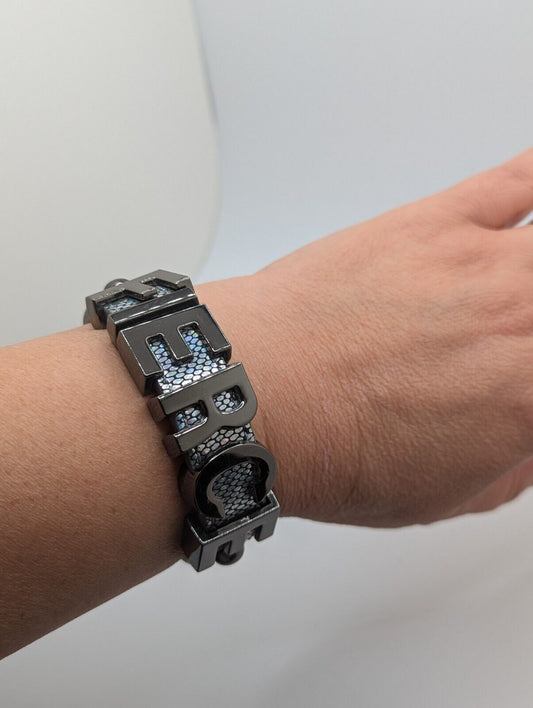 BCBGeneration FIERCE Faux Leather Cuff Bracelet