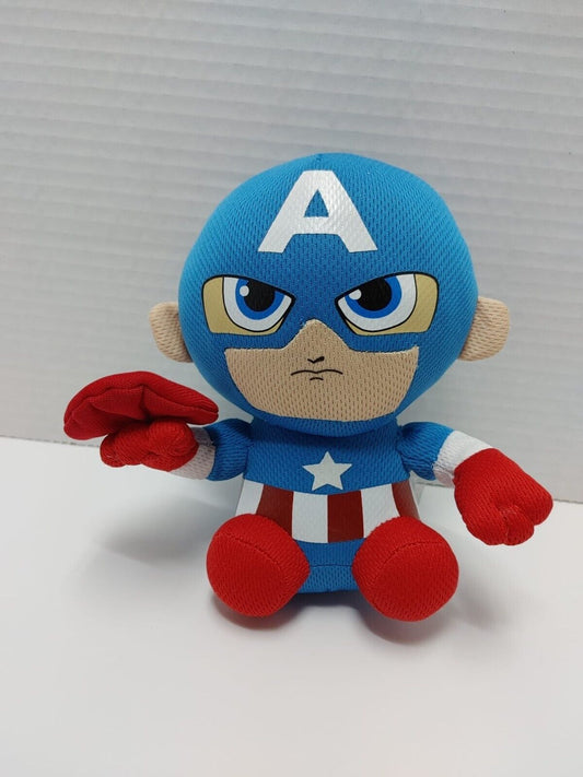 Ty Beanie Babies Marvel Captain America Plush Stuffed Animal