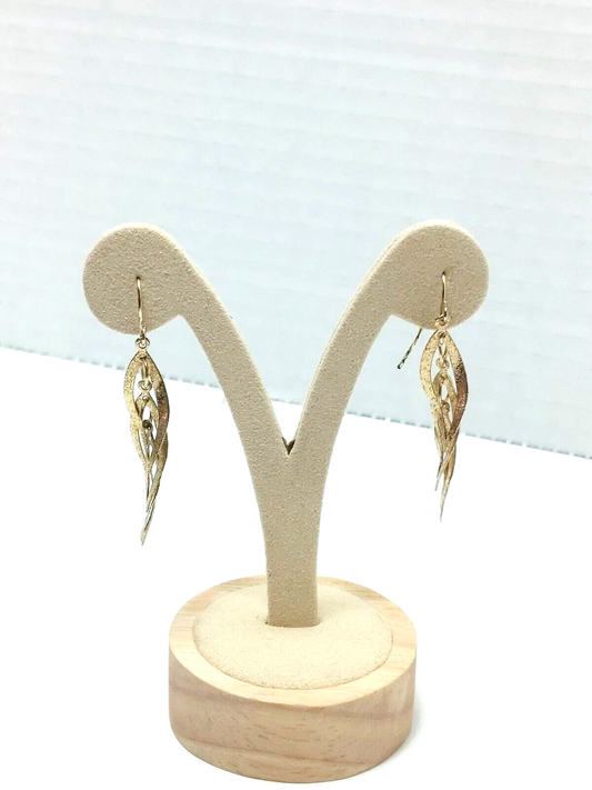 Gold Multi Layered Drop Dangle Earrings for Women - Statement Jewelry Boho Chic