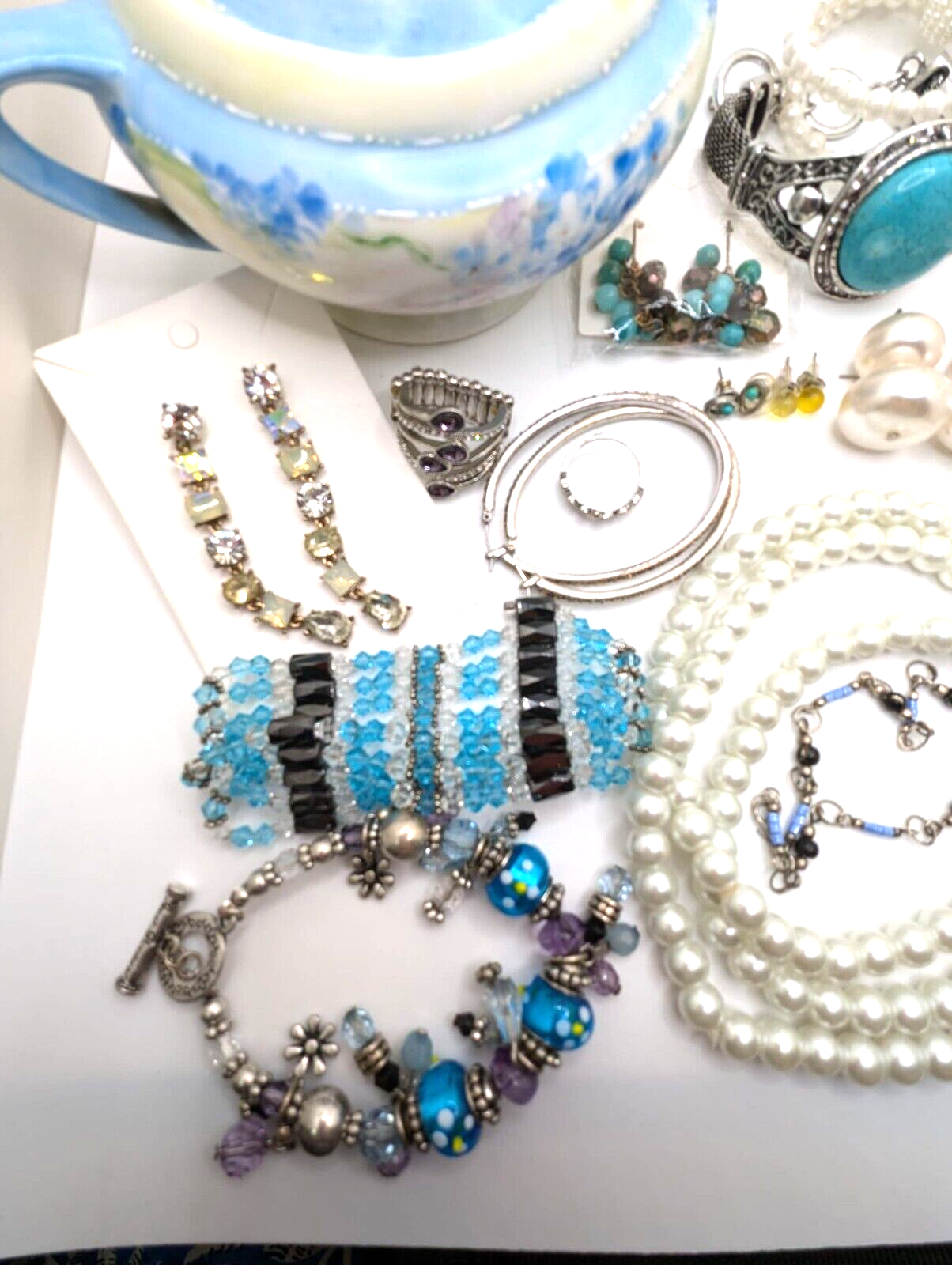 Vintage to Now Costume Jewelry Lot Wearable Bracelet Necklace ++ Gift for her