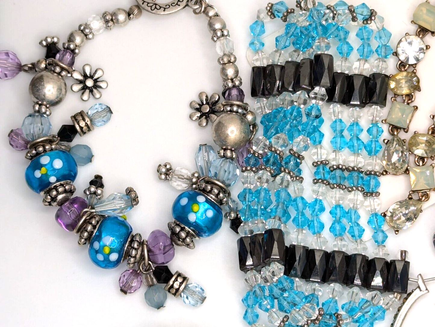 Vintage to Now Costume Jewelry Lot Wearable Bracelet Necklace ++ Gift for her