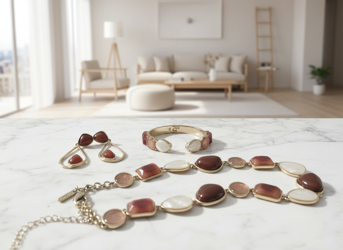 JEWELRY SET White House Black Market Gold tone  Women's Fashion