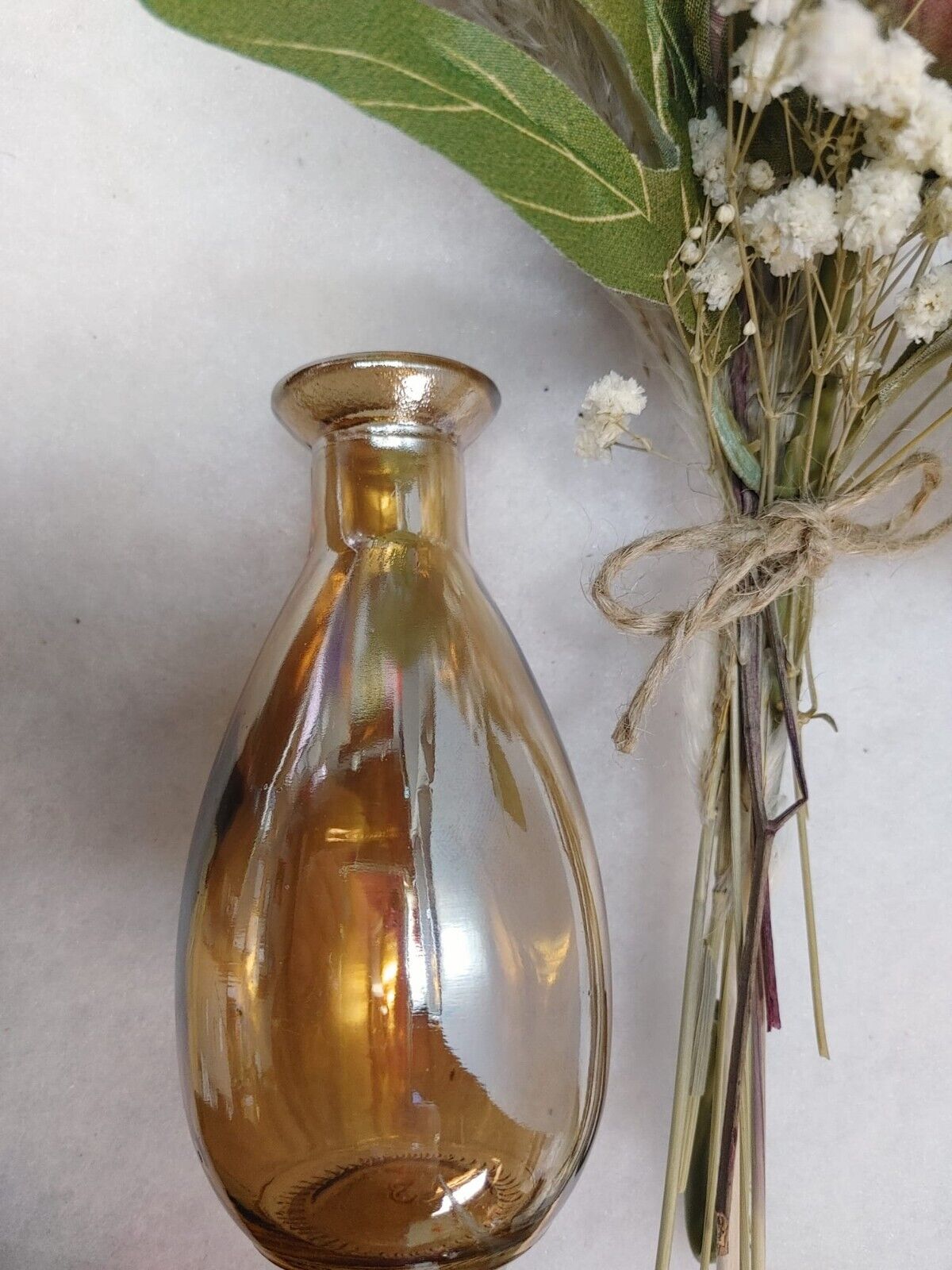 Vase - Dried Flowers & Pampas Bouquet, Handmade home decor wedding rustic decor