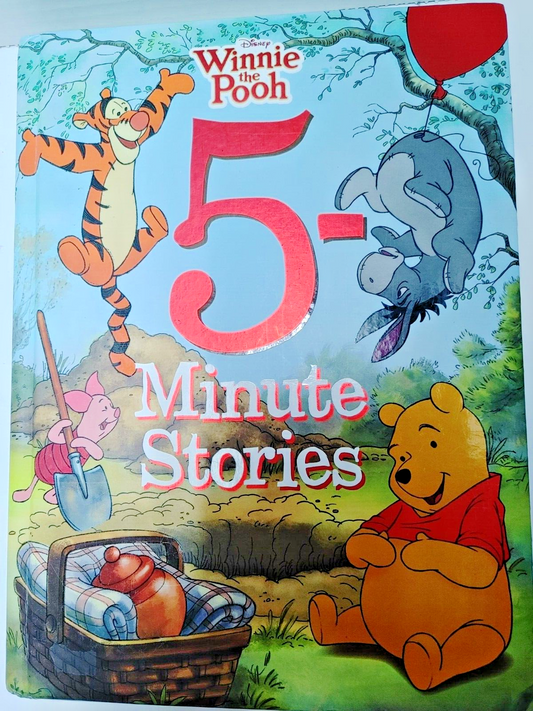 Winnie the Pooh 5 Minute Stories, Hardcover Classic children Books