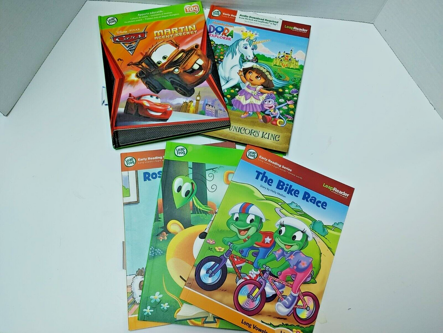 LeapFrog TAG Reading System -5 Books Leap Learning System Books Learn To Read