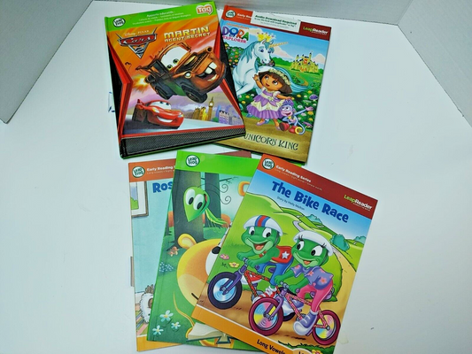 LeapFrog TAG Reading System -5 Books Leap Learning System Books Learn To Read