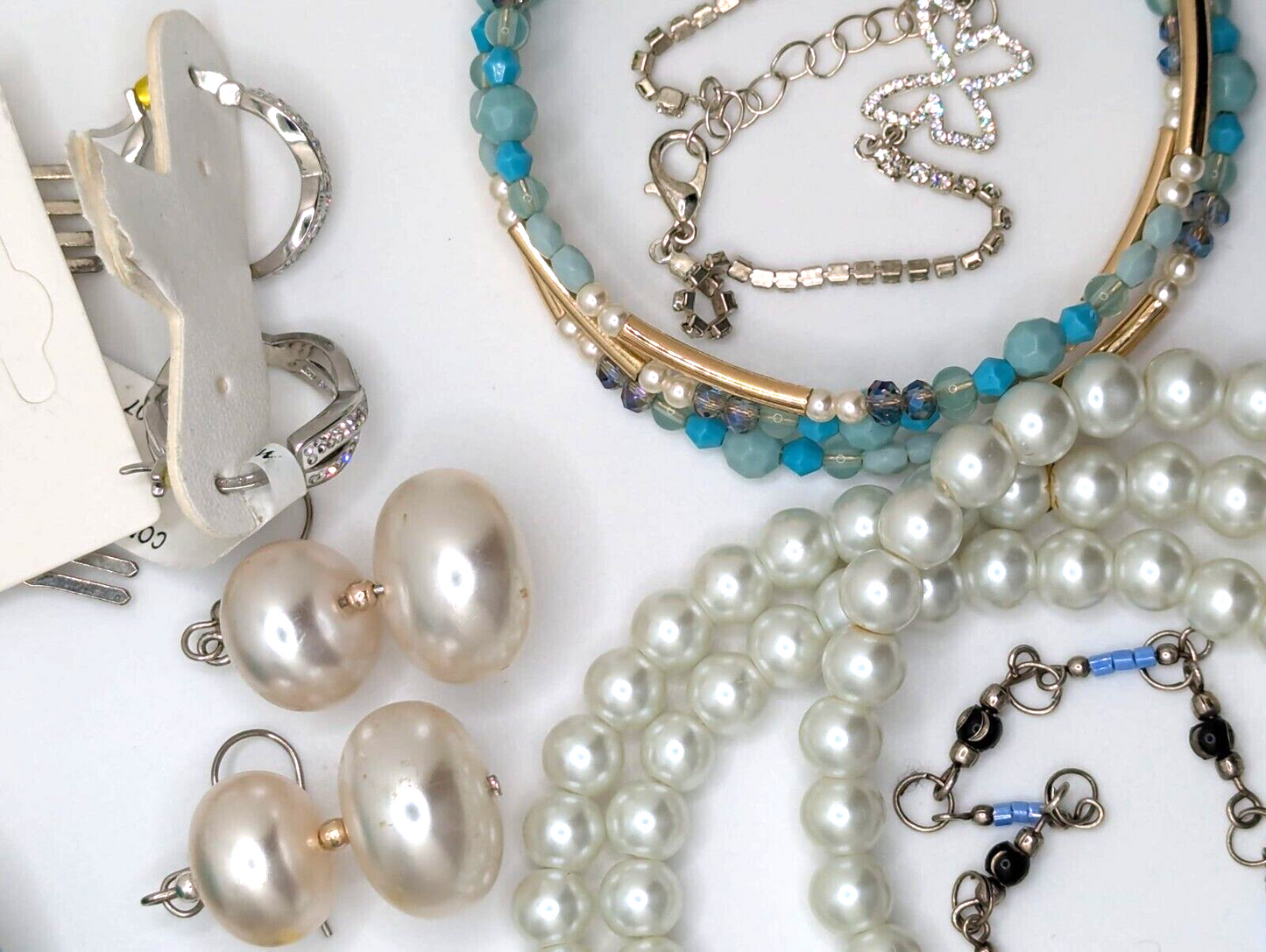 Vintage to Now Costume Jewelry Lot Wearable Bracelet Necklace ++ Gift for her