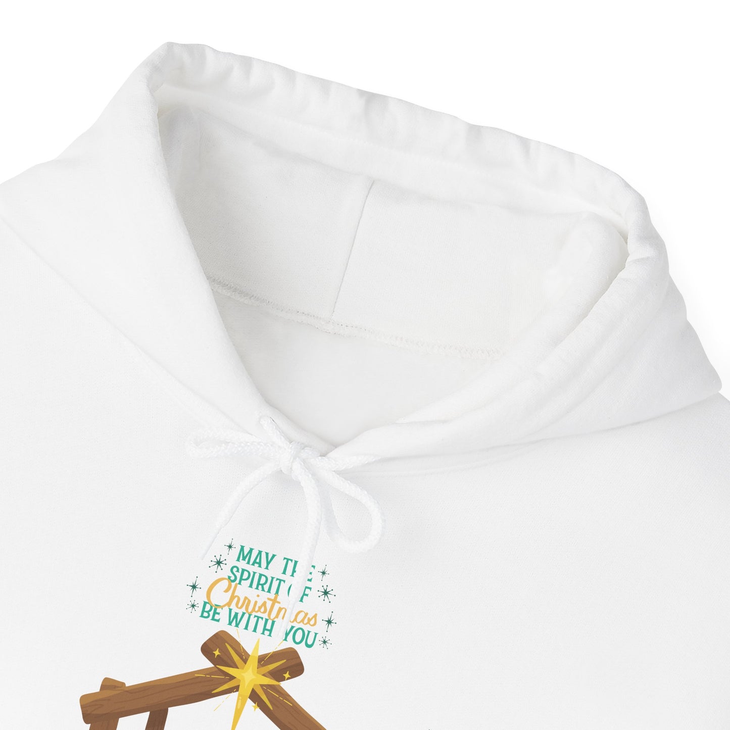 Nativity Hoodie – "For Unto Us a Child Is Born" Christmas Sweatshirt