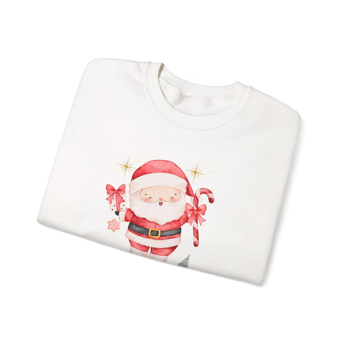 Santa's Favorite Mama Crewneck Sweatshirt — Cute Christmas Mom Pullover