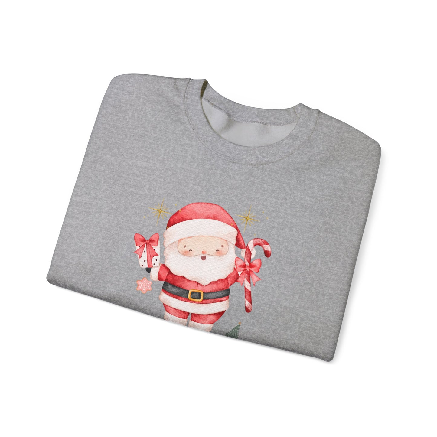 Santa's Favorite Mama Crewneck Sweatshirt — Cute Christmas Mom Pullover