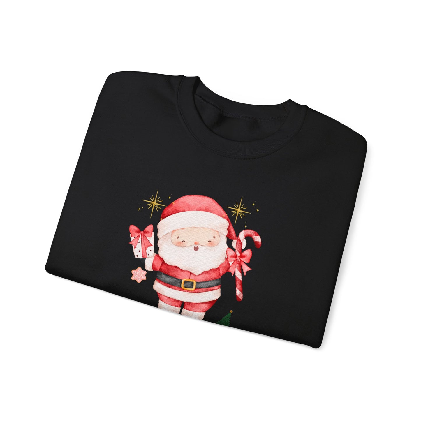 Santa's Favorite Mama Crewneck Sweatshirt — Cute Christmas Mom Pullover