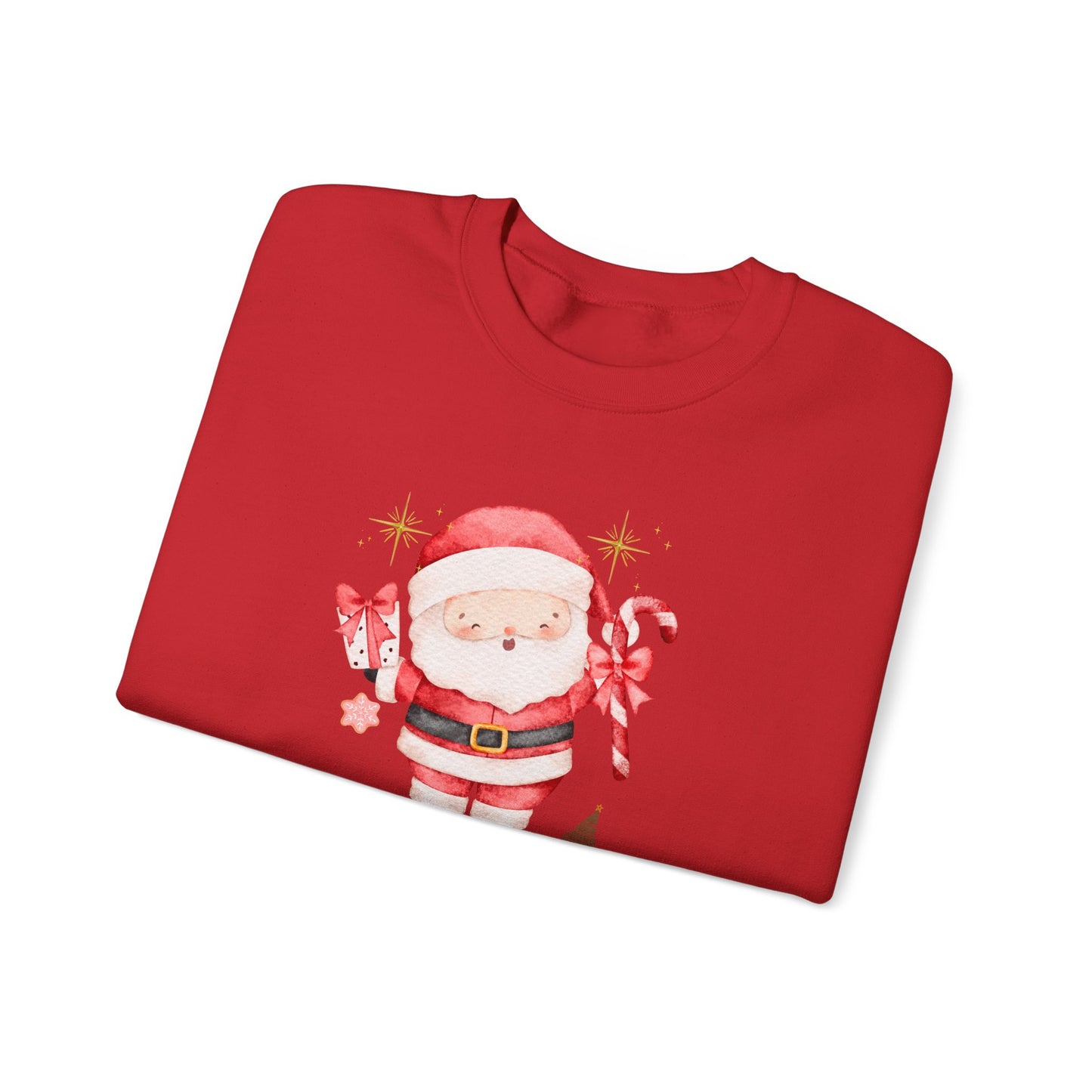 Santa's Favorite Mama Crewneck Sweatshirt — Cute Christmas Mom Pullover