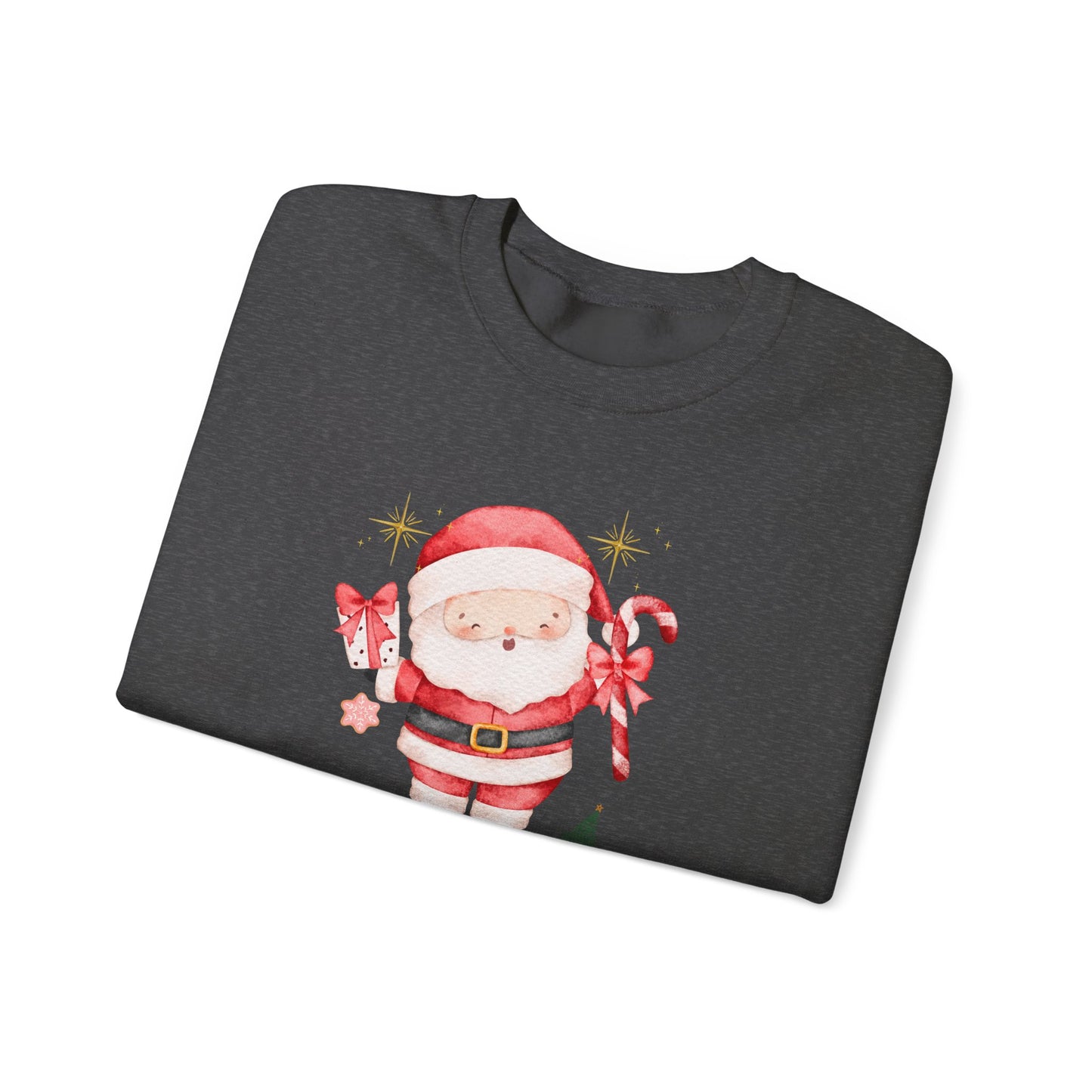 Santa's Favorite Mama Crewneck Sweatshirt — Cute Christmas Mom Pullover