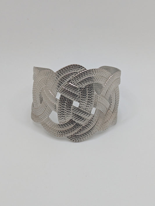 Silver Tone Cuff Bracelet