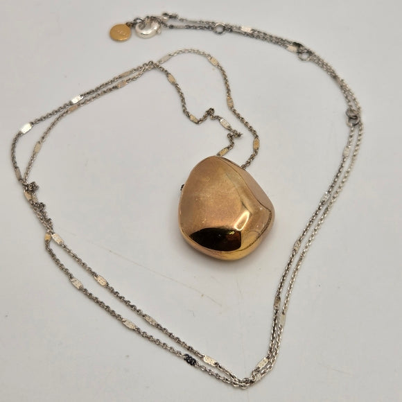 Stella & Dot Chic Gold Ulani Pendant Necklace with Silver Chain