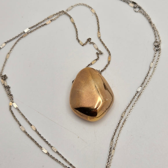 Stella & Dot Chic Gold Ulani Pendant Necklace with Silver Chain